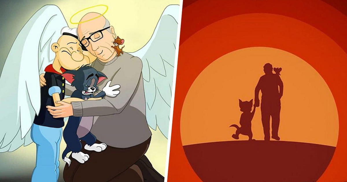Des artistes rendent hommage à Gene Deitch, illustrateur de Tom et Jerry et Popeye, en 25 illustrations touchantes