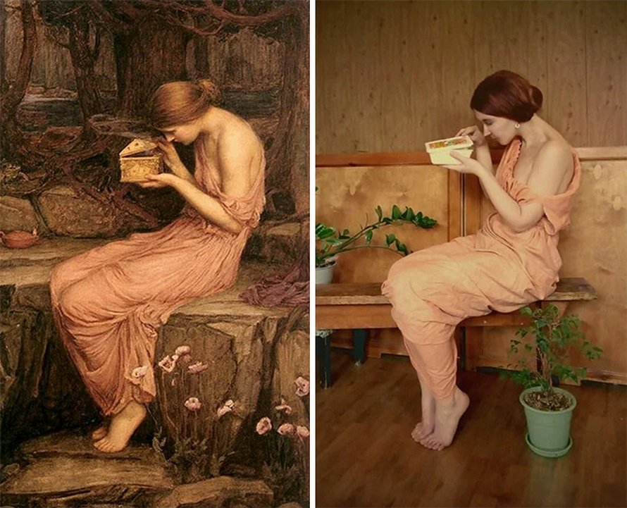 Les membres de ce groupe Facebook recréent des oeuvres d’art célèbres et voici les 22 meilleures photos