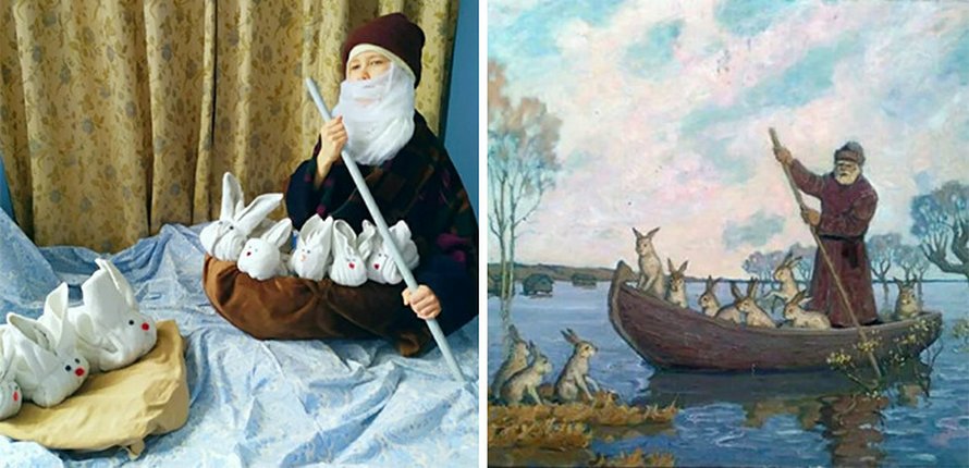 Les membres de ce groupe Facebook recréent des oeuvres d’art célèbres et voici les 22 meilleures photos