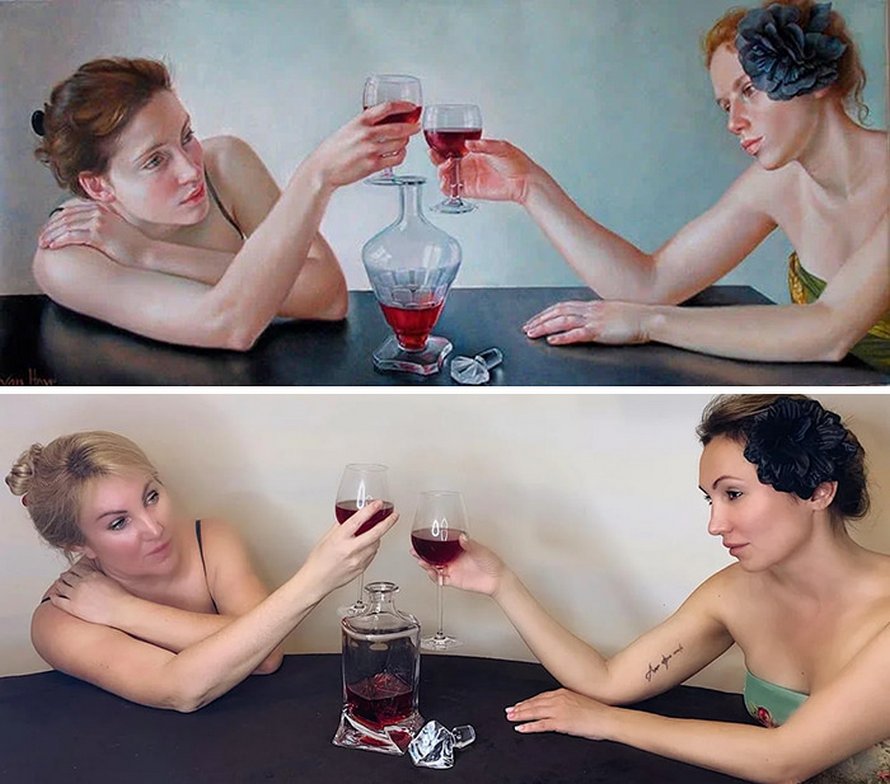 Les membres de ce groupe Facebook recréent des oeuvres d’art célèbres et voici les 22 meilleures photos