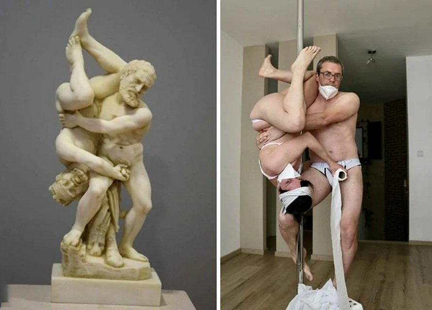 Les membres de ce groupe Facebook recréent des oeuvres d’art célèbres et voici les 22 meilleures photos