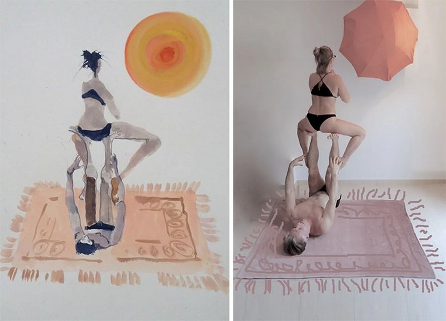 Les membres de ce groupe Facebook recréent des oeuvres d’art célèbres et voici les 22 meilleures photos