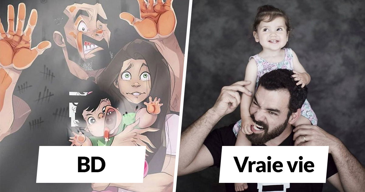 Le célèbre couple qui présente sa vie dans des bandes dessinées révèle enfin sa fille en 9 photos adorables