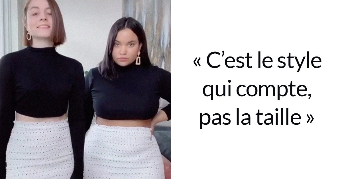 Ces deux amies montrent à quoi ressemblent les mêmes vêtements sur leurs différents types de corps en 22 photos