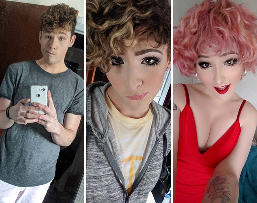 Cette fille transgenre a enregistré sa transformation d’homme à femme pendant plus de 2 ans et est enfin heureuse