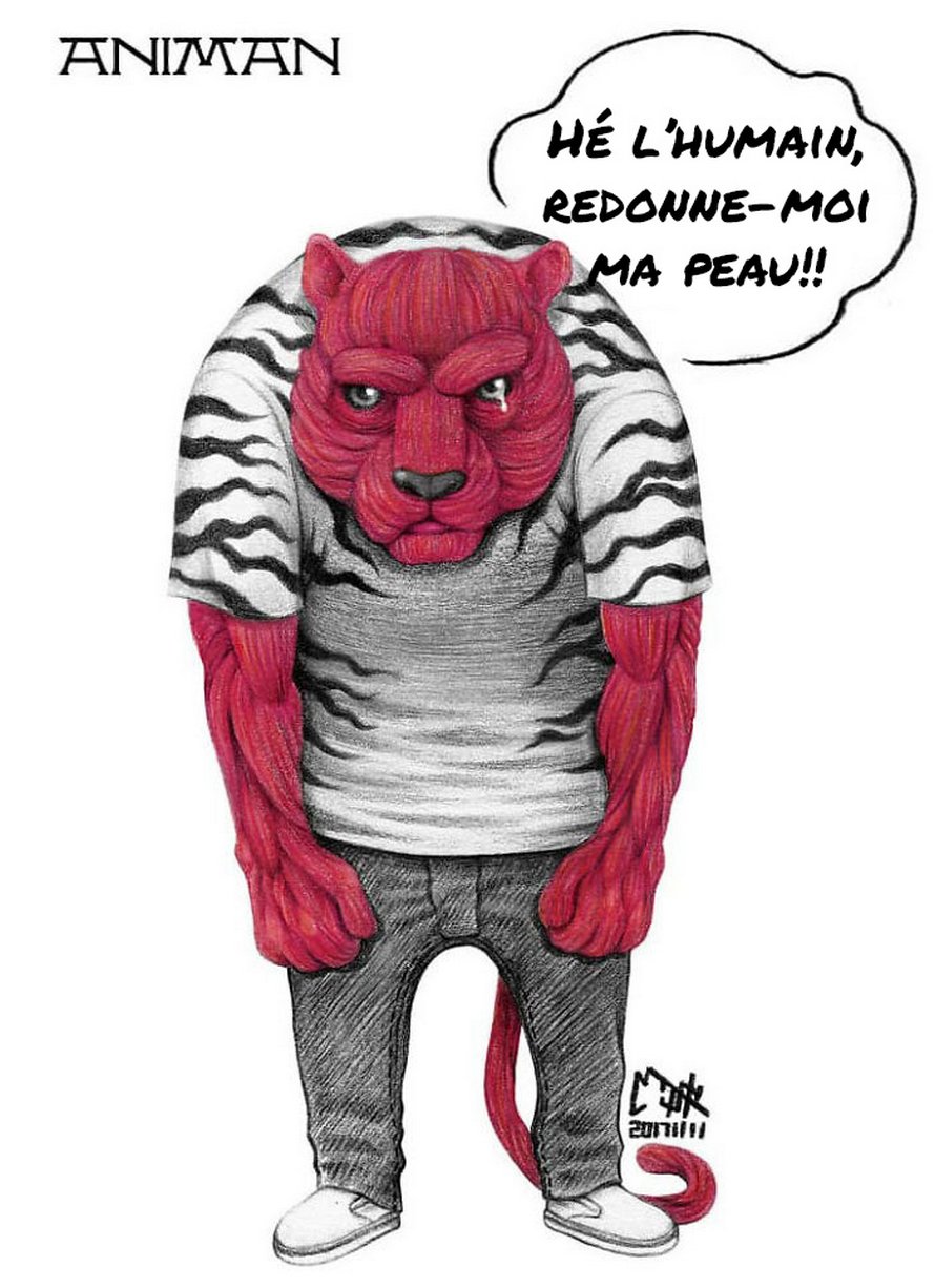 Cet artiste tente de sensibiliser les gens à la maltraitance des animaux avec ces 15 illustrations dérangeantes