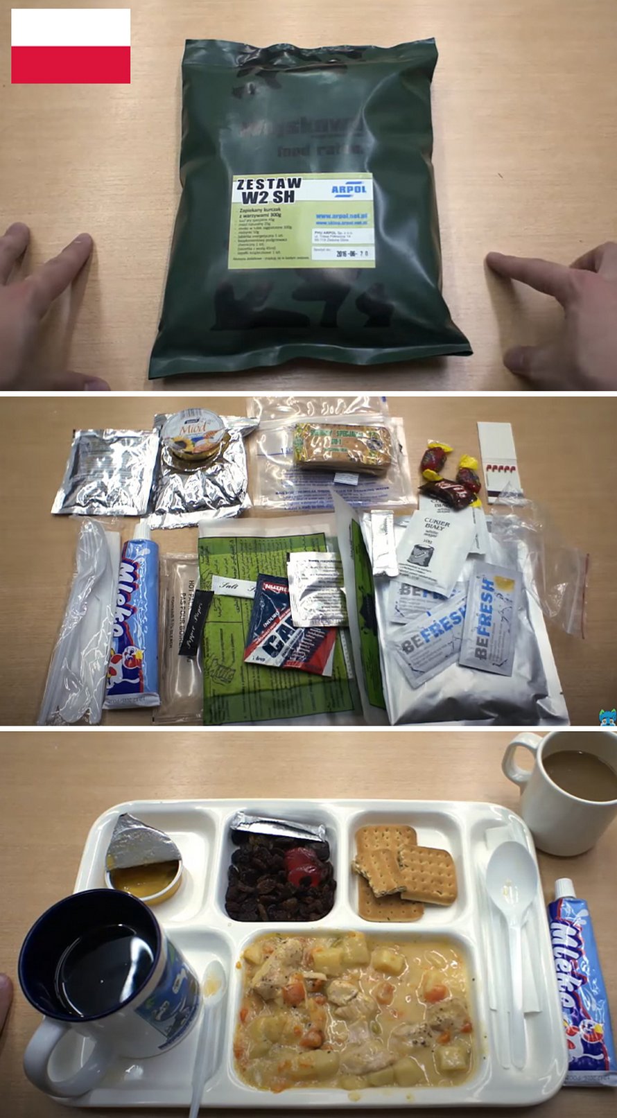 Voici à quoi ressemblent les rations alimentaires militaires de 14 armées différentes
