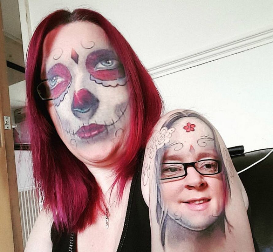 Des gens échangent leur visage avec des tatouages sur leur corps et voici 22 résultats parmi les plus troublants