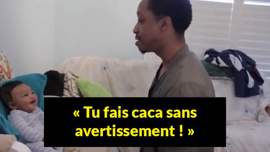 Un papa affronte son fils de 5 mois dans un rap battle, mais il est vaincu par son rire