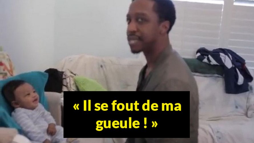 Un papa affronte son fils de 5 mois dans un rap battle, mais il est vaincu par son rire