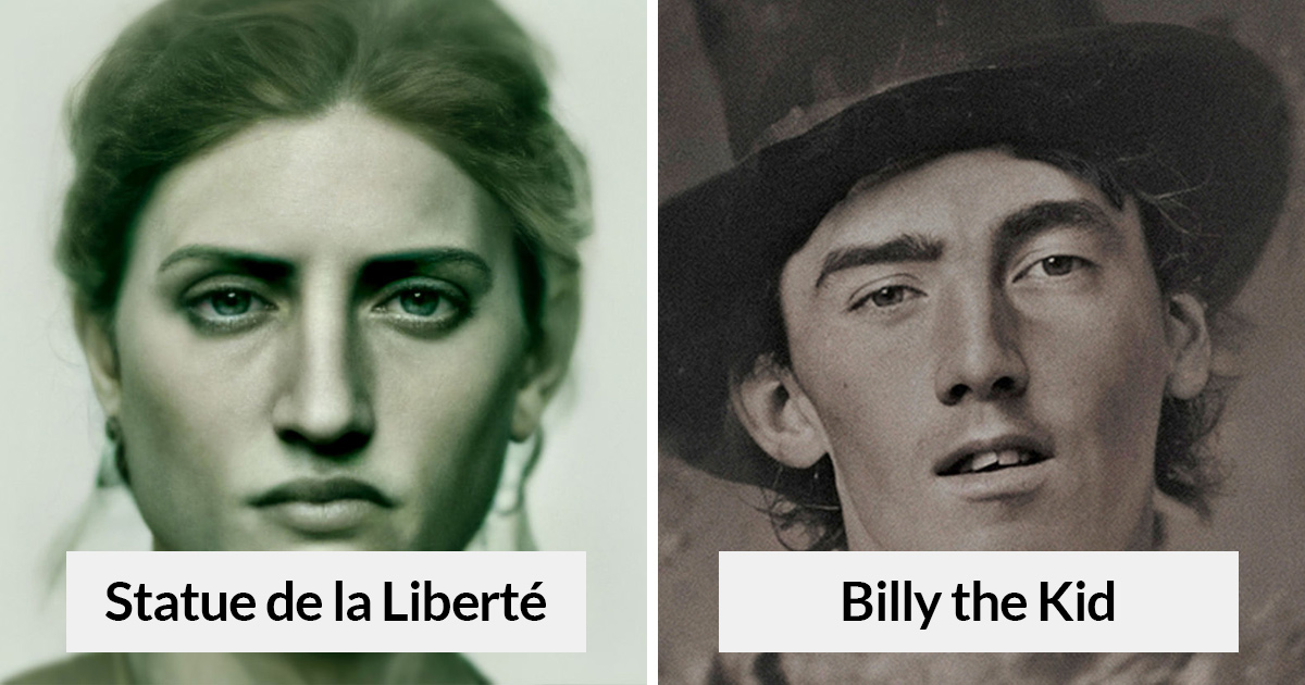 Cet artiste nous donne un aperçu de ce à quoi ressemblaient « vraiment » ces 20 célèbres personnages historiques et populaires