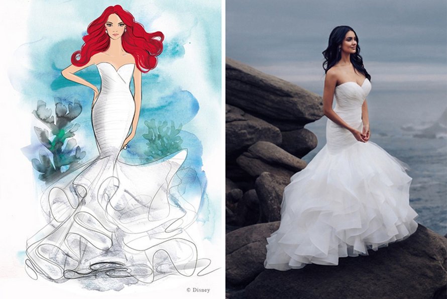 Disney lance 16 robes de mariée inspirées des princesses préférées de tout le monde