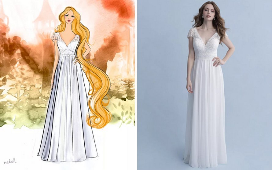 Disney lance 16 robes de mariée inspirées des princesses préférées de tout le monde