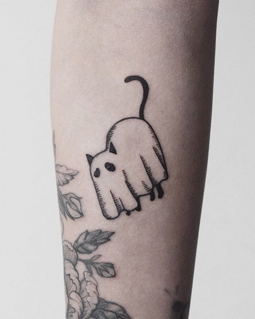 22 personnes qui ont obtenu les tatouages de chats les plus originaux
