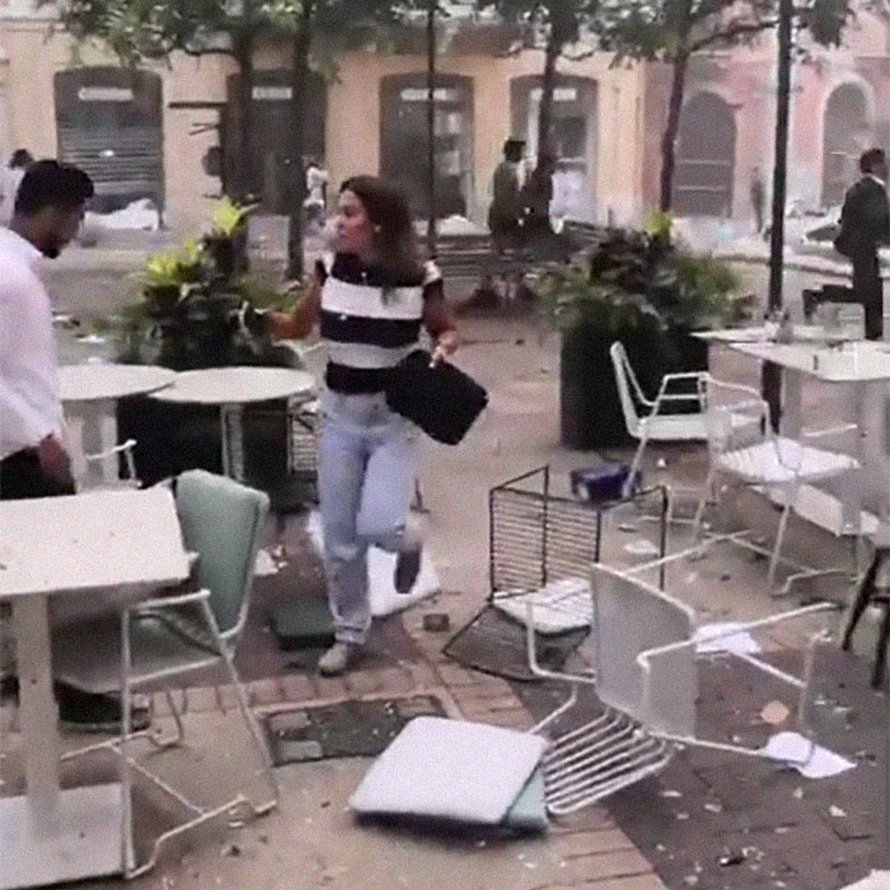 Un photographe capture l’explosion de Beyrouth lors d’une séance photo de mariage