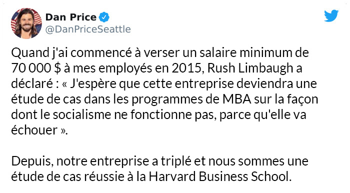 Le PDG qui a réduit son salaire de 1 M$ pour offrir à tous ses employés un salaire minimum de 70 000$ explique comment cela a affecté l’entreprise