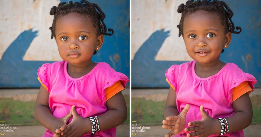 10 photos de gens avant et après leur avoir demandé de sourire