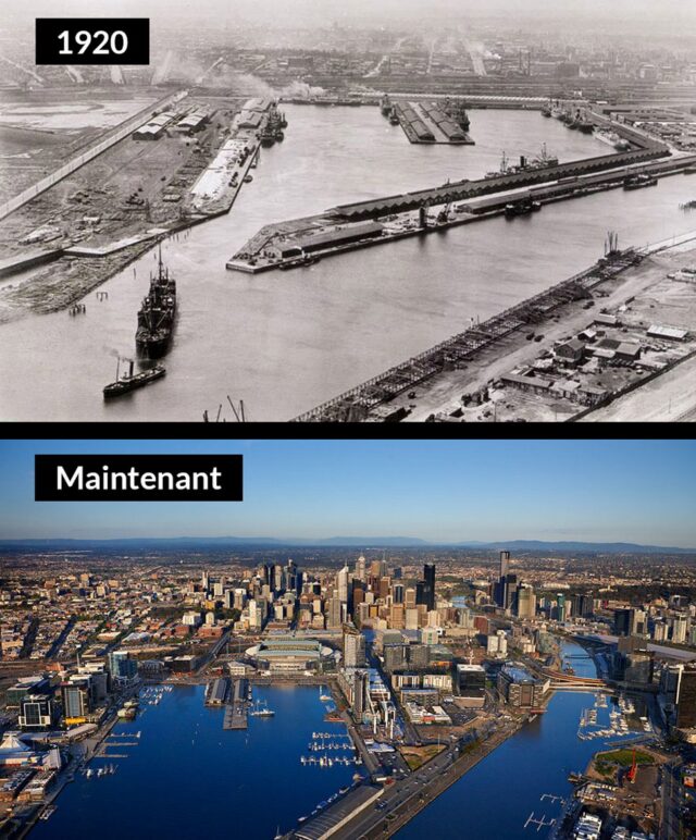 22 photos avant et après qui montrent comment certaines villes célèbres