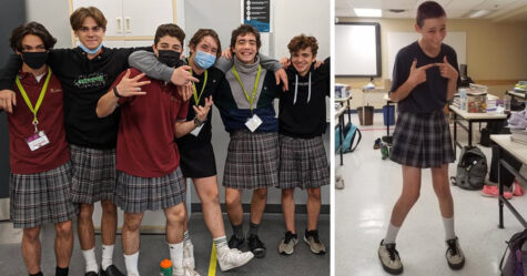 Des élèves québécois portent la jupe à l’école pour dénoncer le sexisme