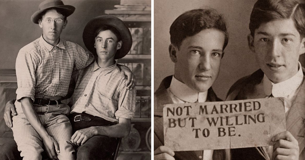 Ces vieilles photos de couples d’hommes montrent ce que les livres d’histoire semblent parfois « oublier »