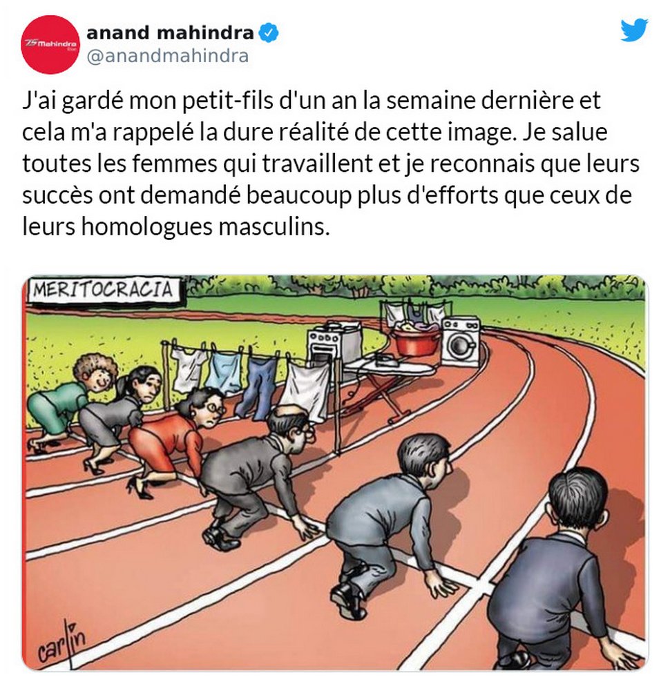 Quelqu’un a partagé une illustration sur les difficultés rencontrées par les femmes au travail et un homme a répondu par sa version révisée