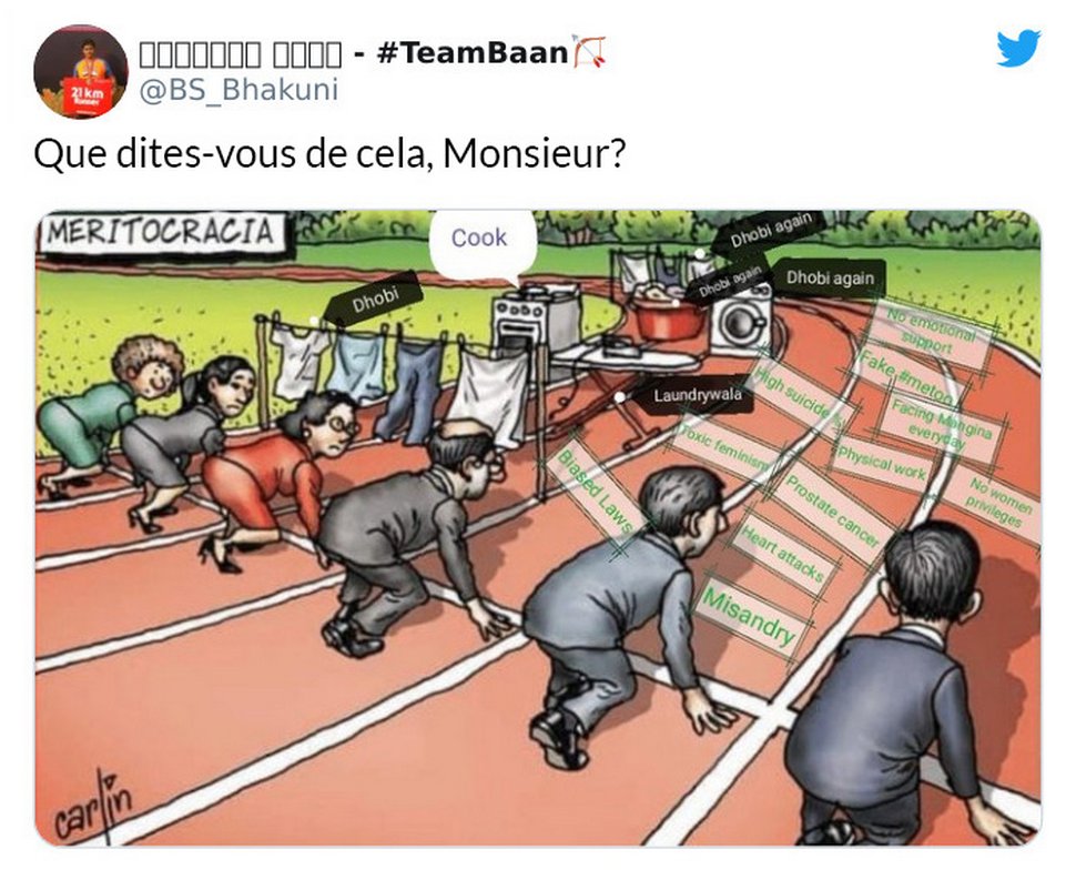 Quelqu’un a partagé une illustration sur les difficultés rencontrées par les femmes au travail et un homme a répondu par sa version révisée