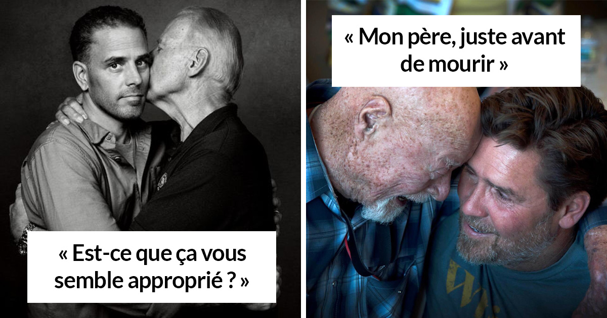 Des trolls ont qualifié de « perverse » une photo de Joe Biden et son fils, alors des gens ont partagé des photos similaires pour leur faire honte