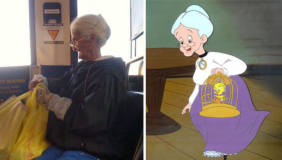 Ces personnes ressemblent exactement à des personnages de dessins animés