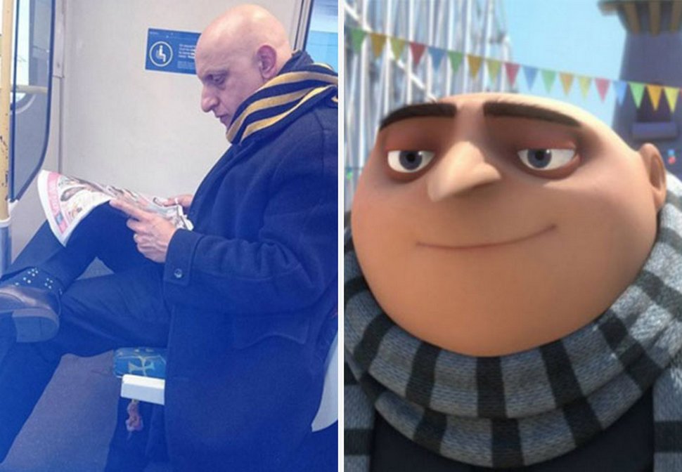 Ces personnes ressemblent exactement à des personnages de dessins animés