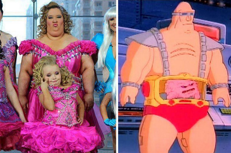 Ces personnes ressemblent exactement à des personnages de dessins animés