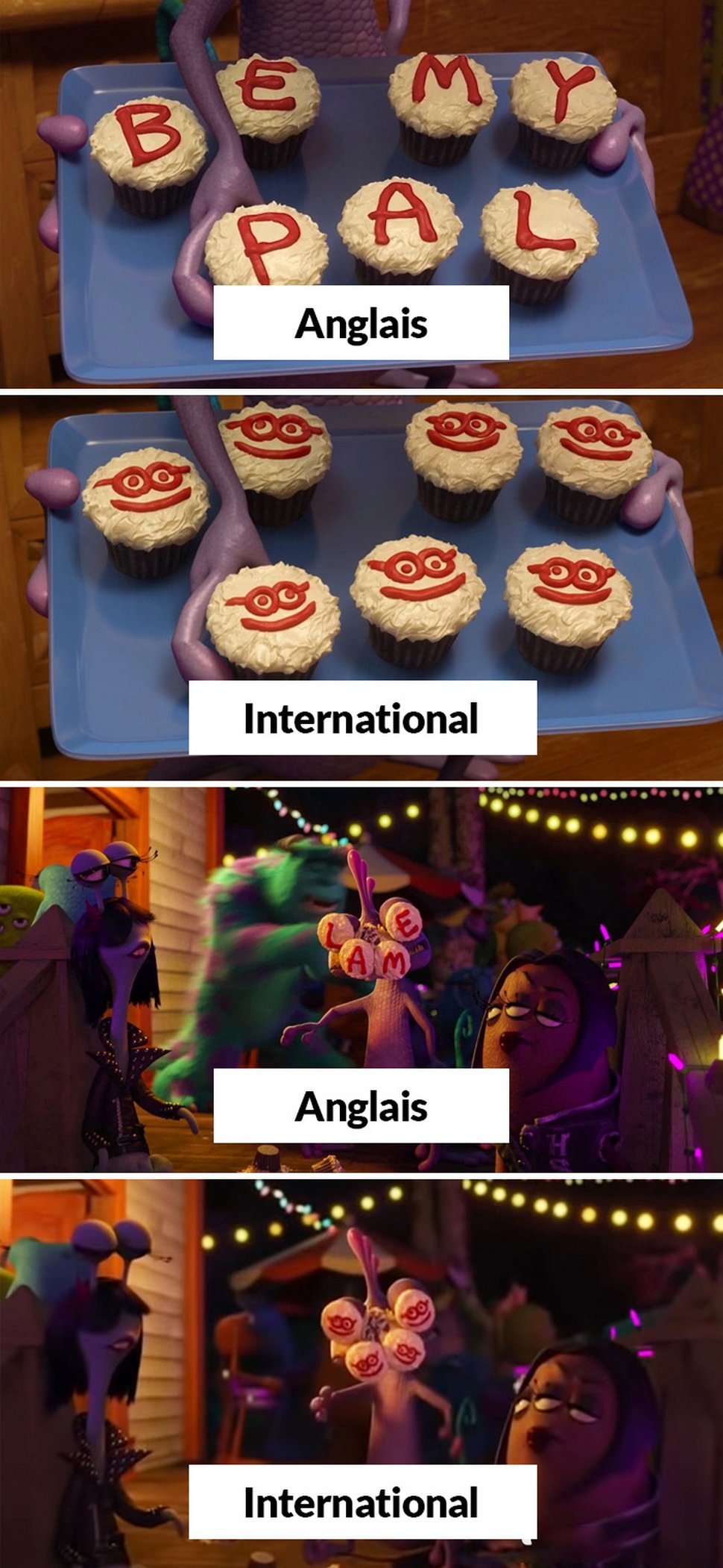 15 fois où Pixar et Disney ont changé de petits détails dans leurs films pour des projections dans différents pays
