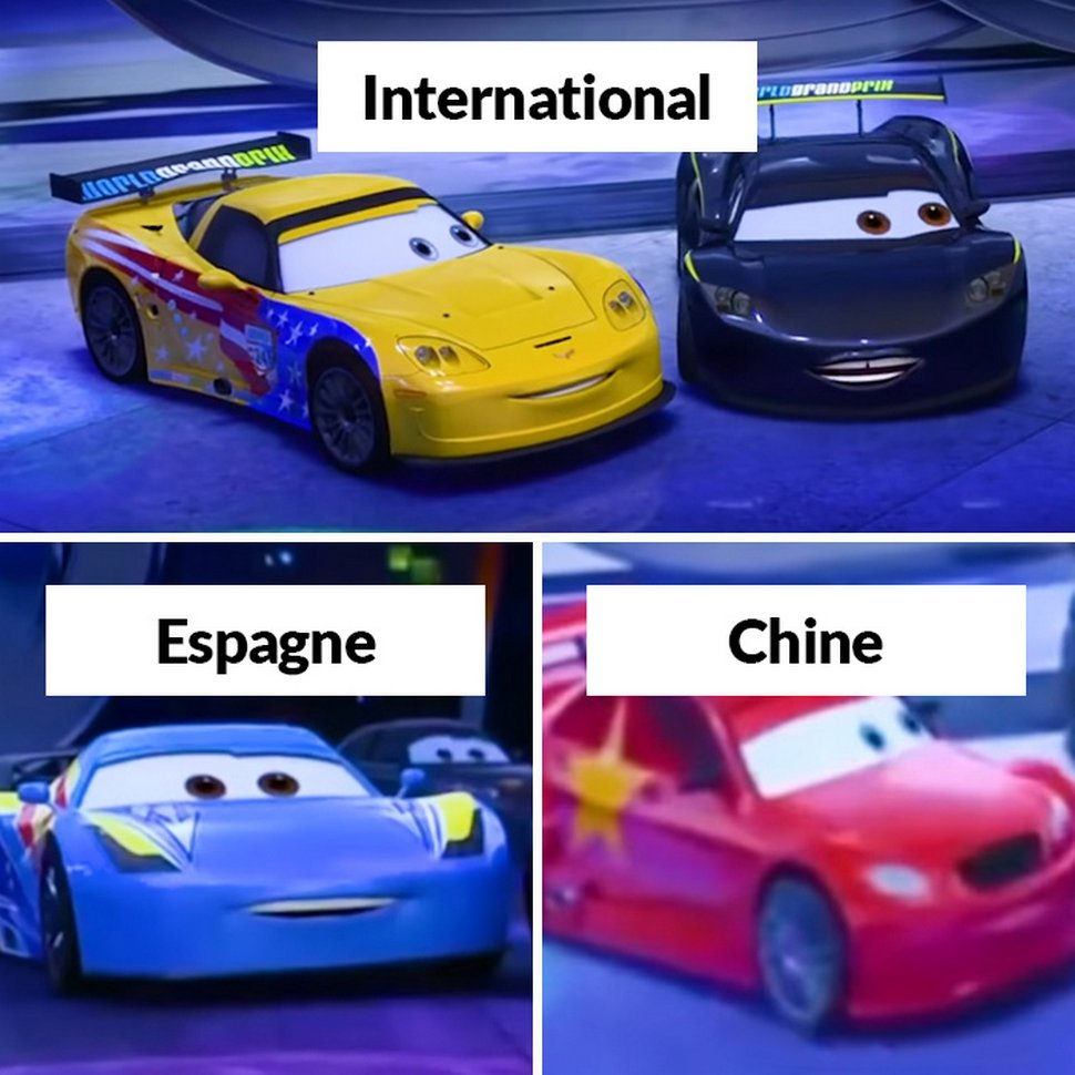 15 fois où Pixar et Disney ont changé de petits détails dans leurs films pour des projections dans différents pays