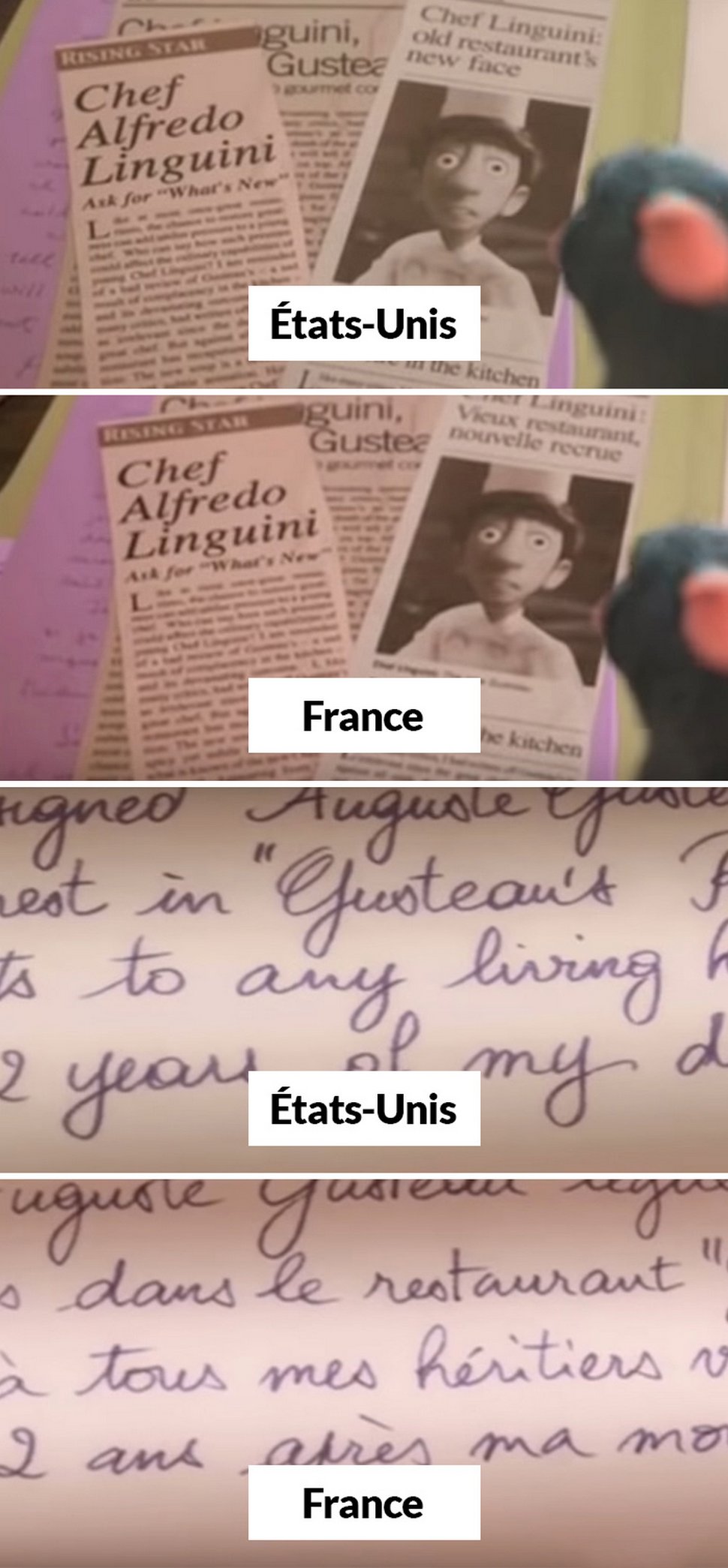 15 fois où Pixar et Disney ont changé de petits détails dans leurs films pour des projections dans différents pays