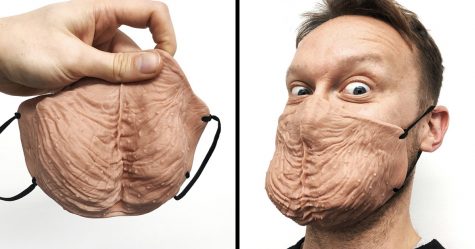 Vous pouvez maintenant obtenir un masque qui ressemble à des testicules