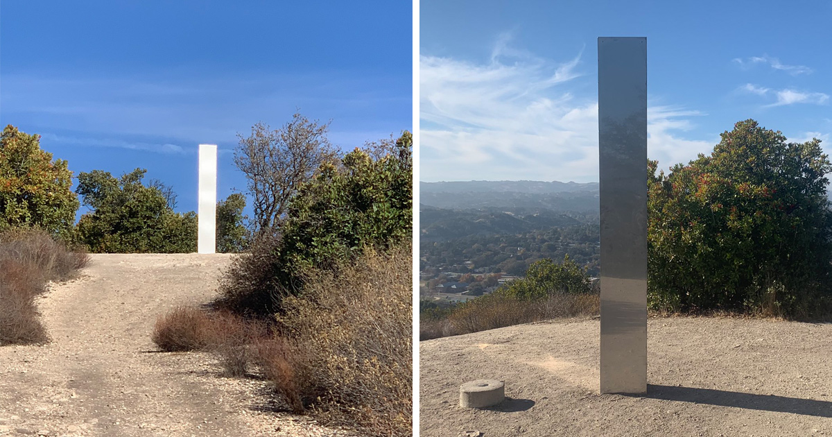 Un troisième monolithe en métal vient d’apparaitre en Californie