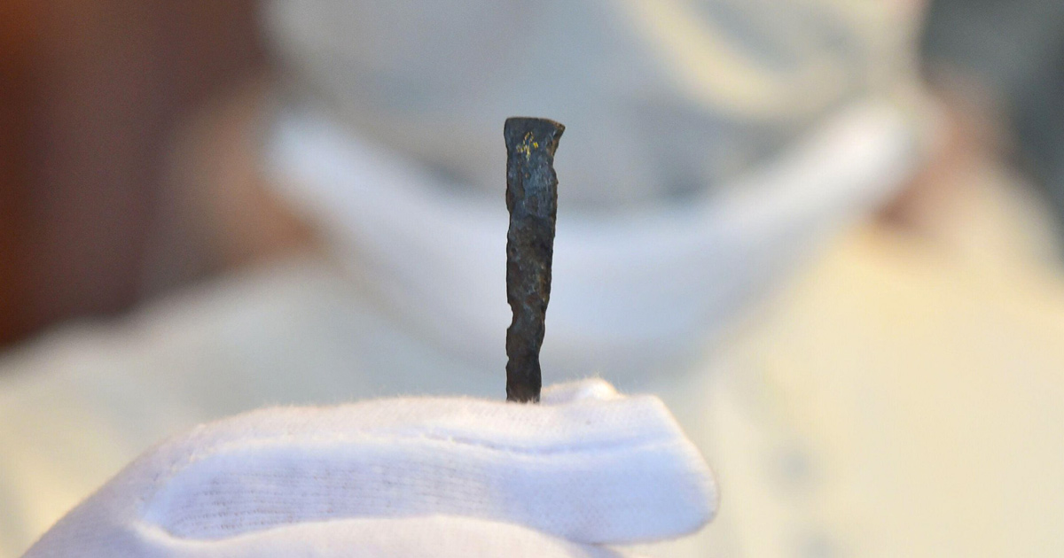 Un clou « utilisé pour la crucifixion de Jésus » découvert dans une pièce secrète