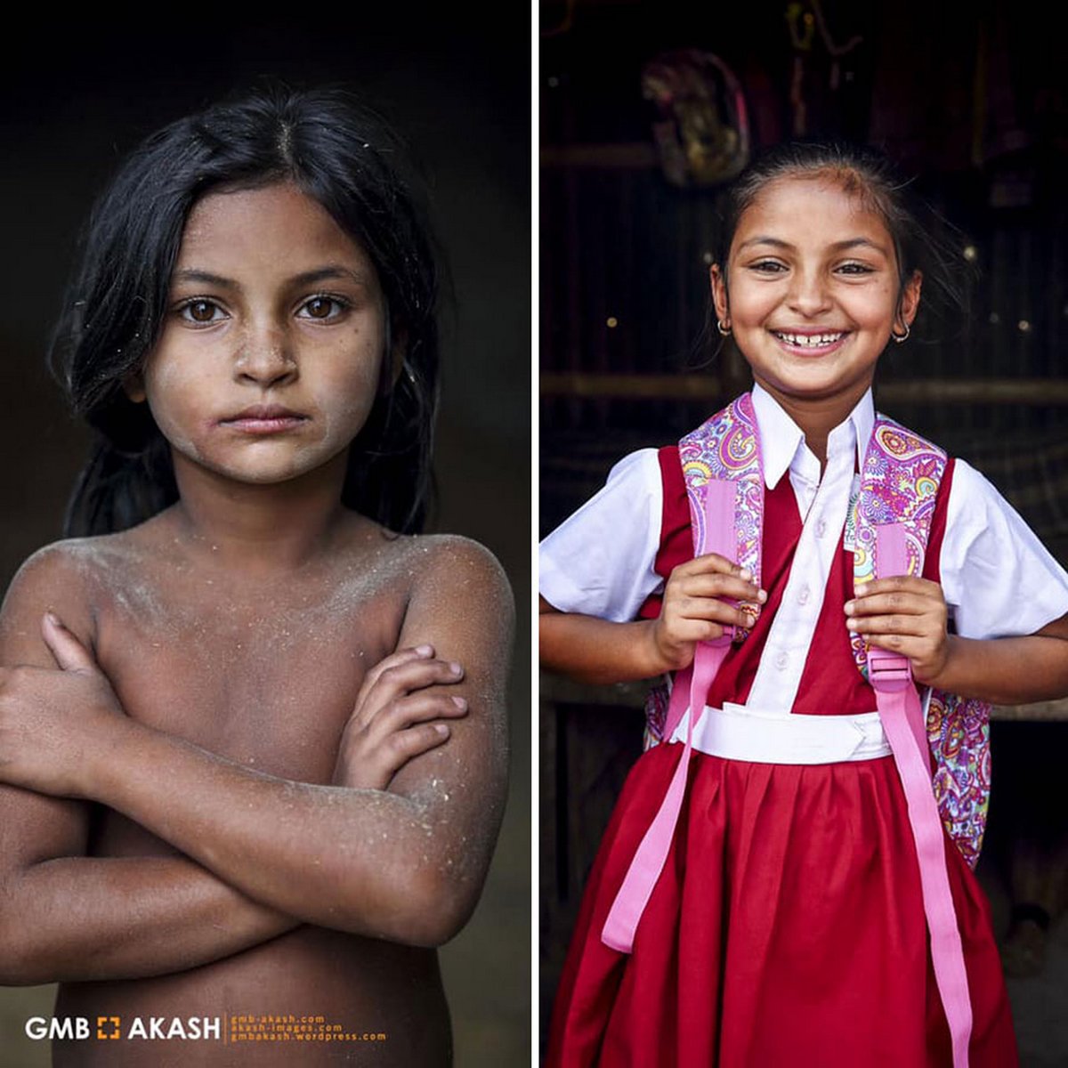 19 photos avant et après qui montrent comment la vie des enfants travailleurs du Bangladesh a changé après que ce photographe a financé leur éducation