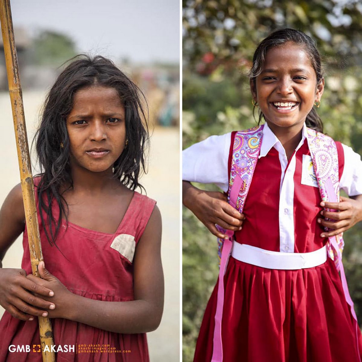 19 photos avant et après qui montrent comment la vie des enfants travailleurs du Bangladesh a changé après que ce photographe a financé leur éducation