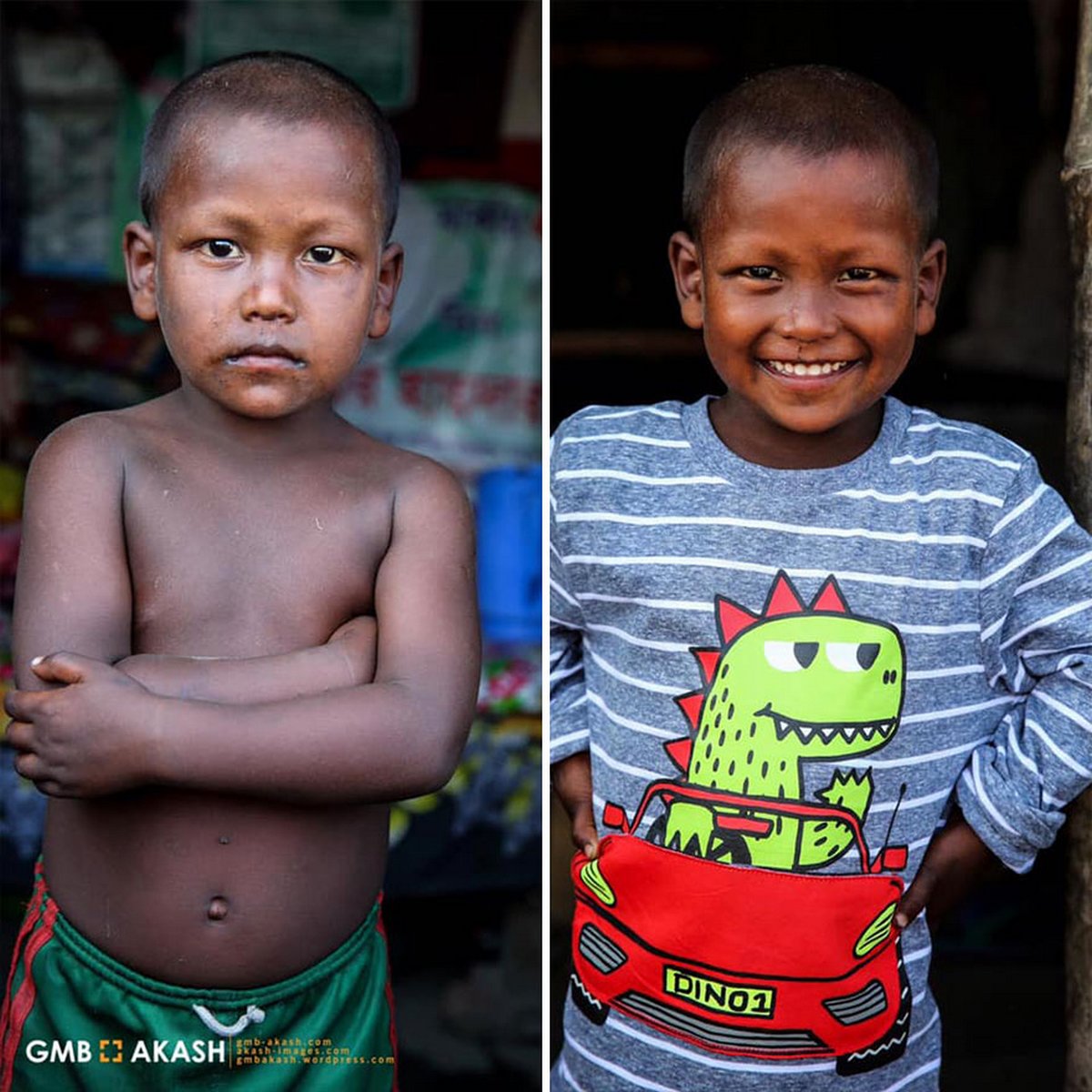 19 photos avant et après qui montrent comment la vie des enfants travailleurs du Bangladesh a changé après que ce photographe a financé leur éducation