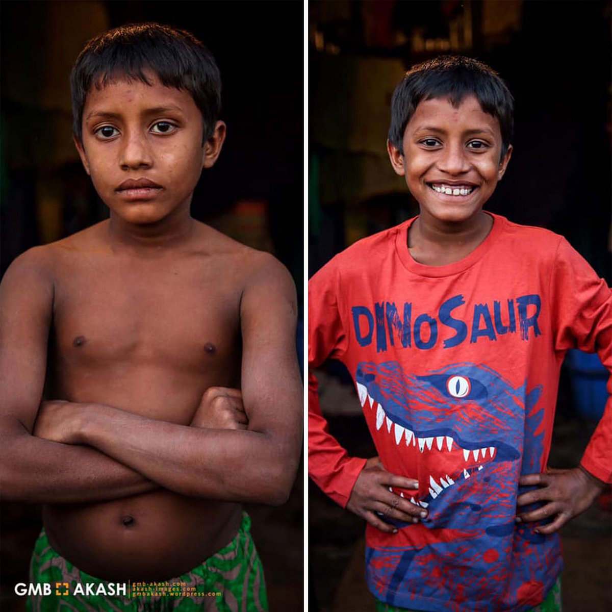 19 photos avant et après qui montrent comment la vie des enfants travailleurs du Bangladesh a changé après que ce photographe a financé leur éducation