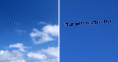 « Pire président de tous les temps » : un avion avec une bannière cinglante vole au-dessus de la maison de Trump en Floride