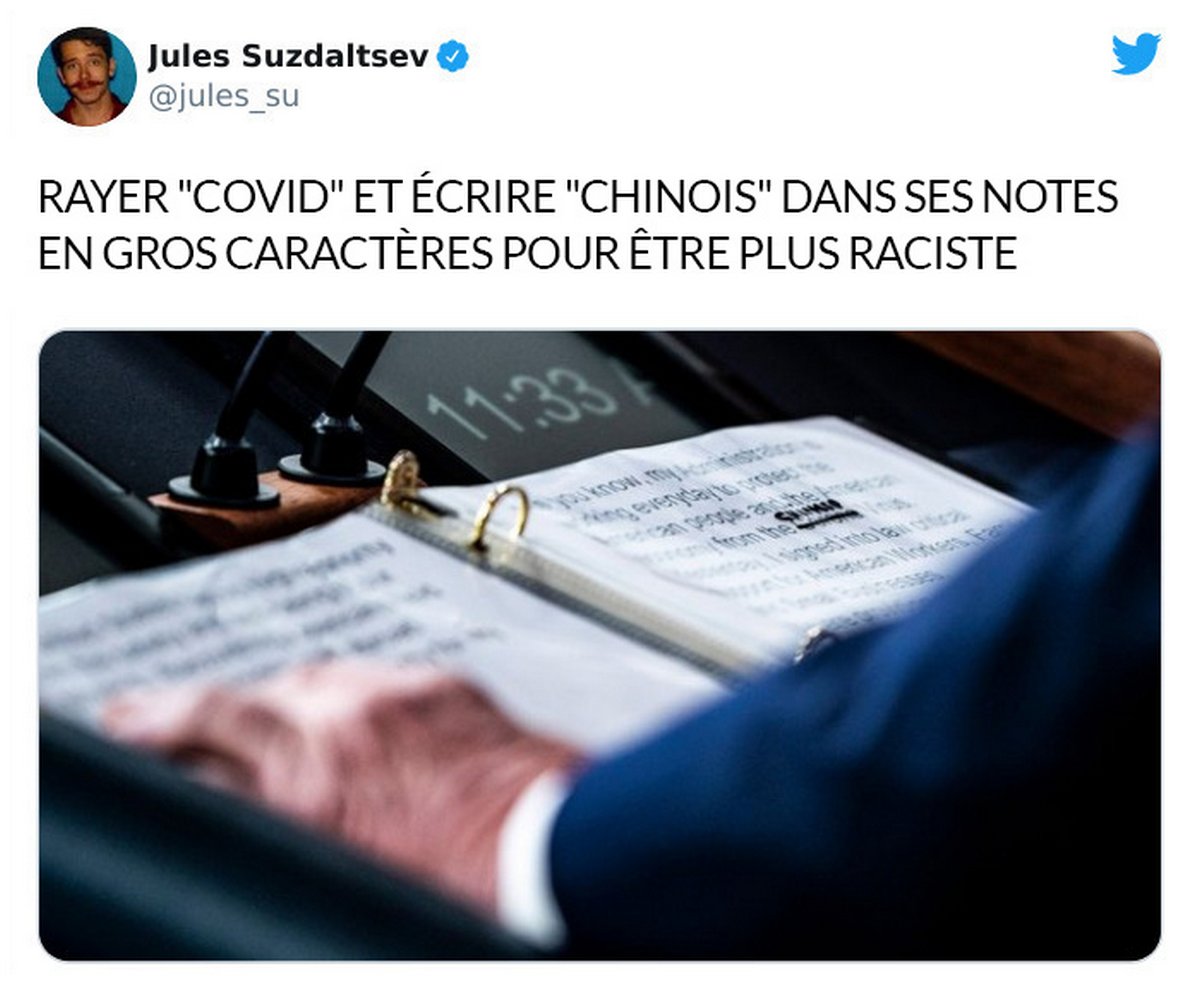 Cet homme a publié les choses les plus stupides que Trump a faites pendant sa présidence