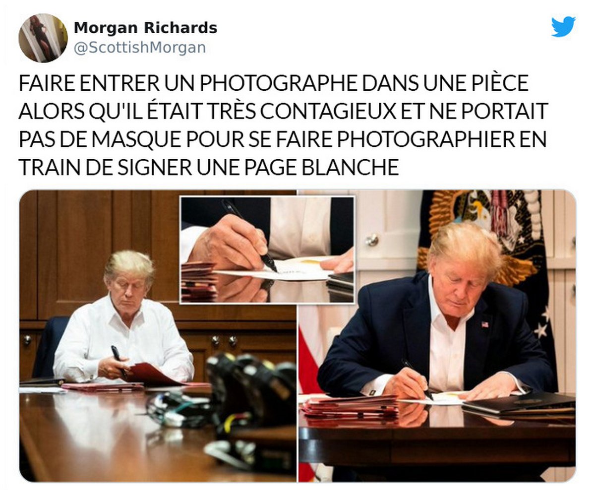 Cet homme a publié les choses les plus stupides que Trump a faites pendant sa présidence
