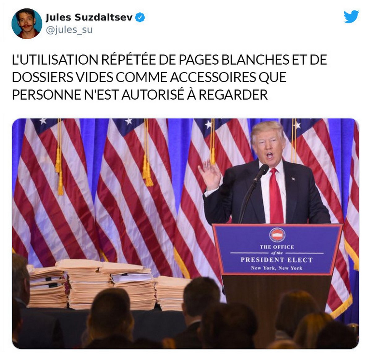 Cet homme a publié les choses les plus stupides que Trump a faites pendant sa présidence