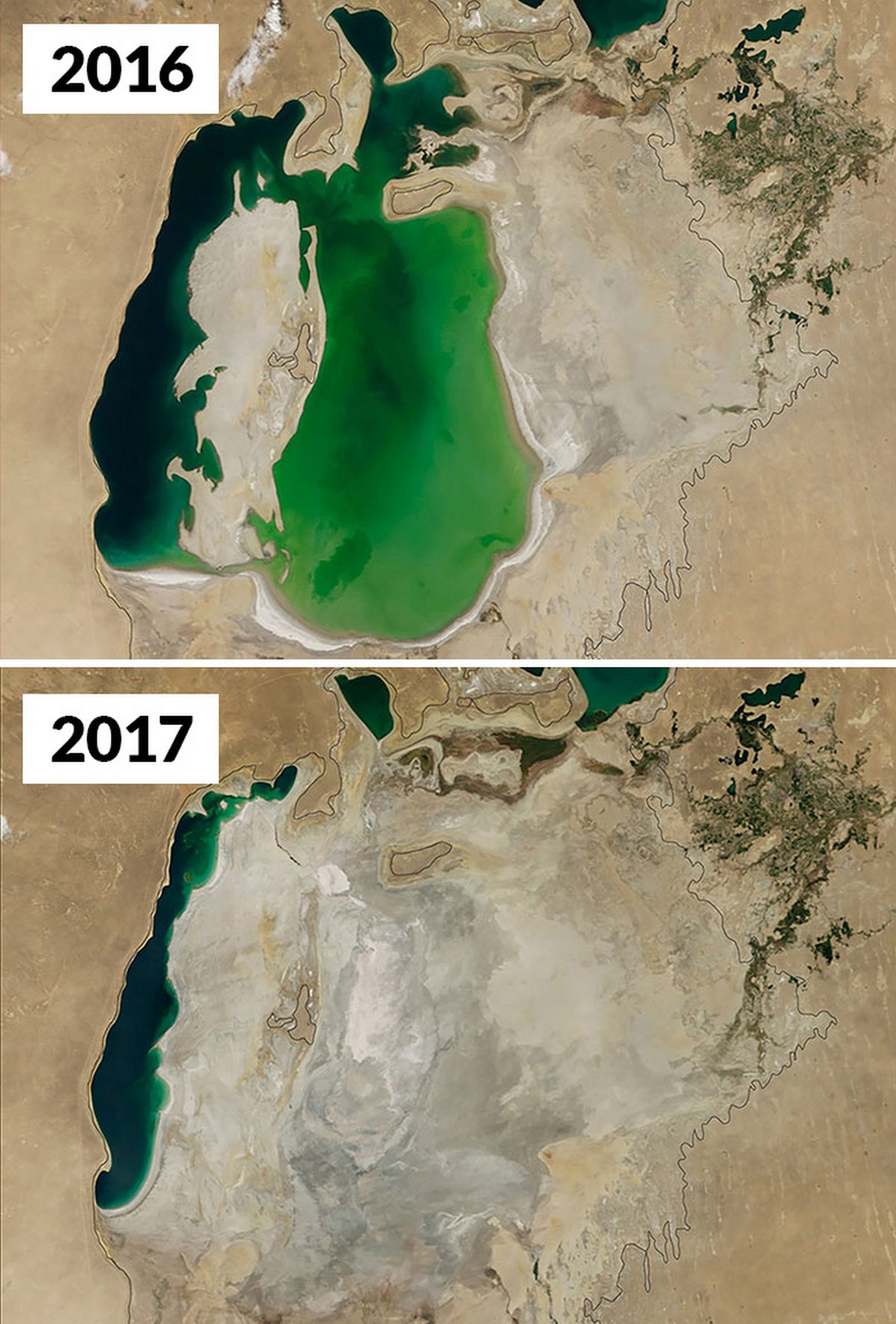 Ces images de la NASA montrent à quel point les changements climatiques sont réels