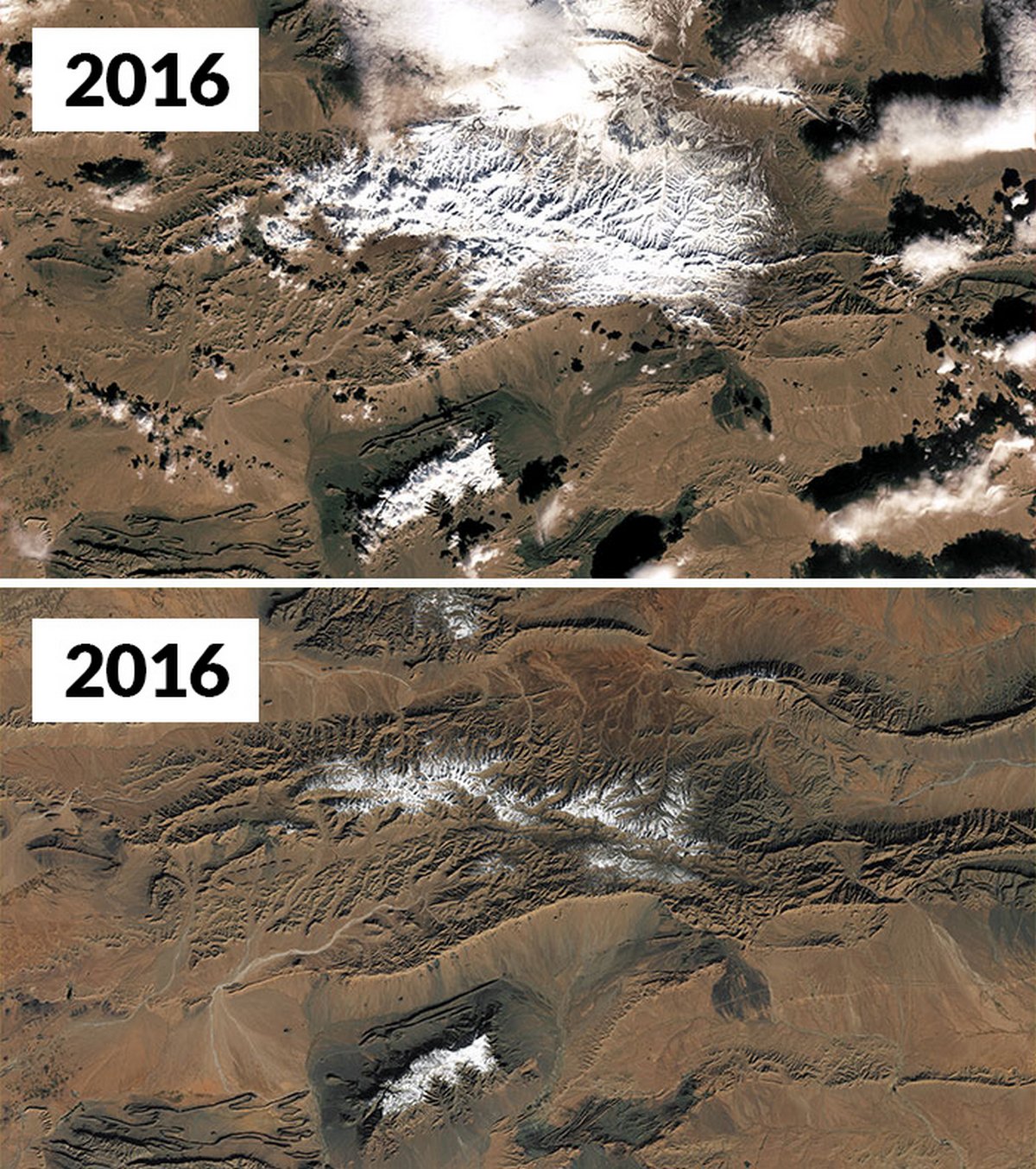 Ces images de la NASA montrent à quel point les changements climatiques sont réels