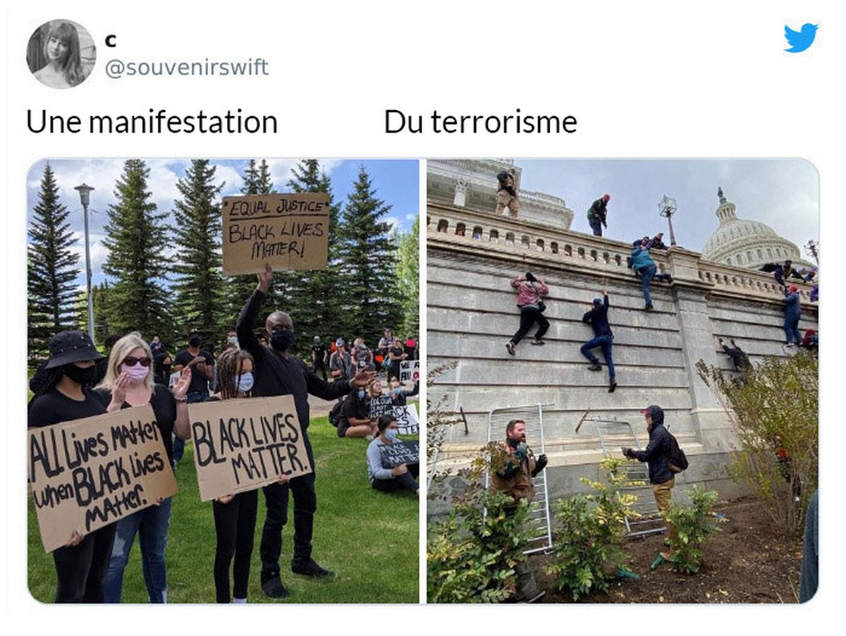 15 réactions des gens aux événements du Capitole des États-Unis