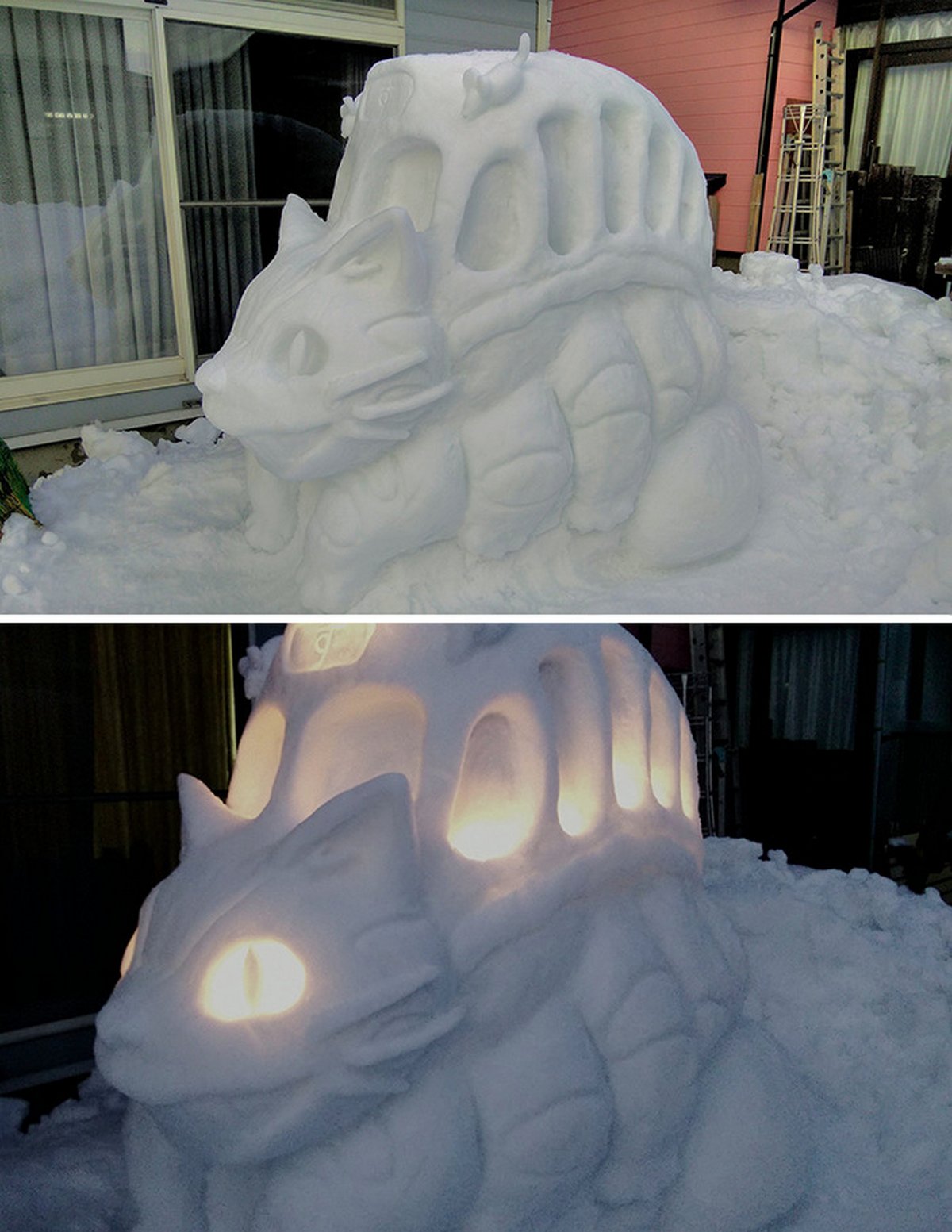 Cet artiste japonais crée des sculptures de neige hallucinantes et voici les 22 plus cool