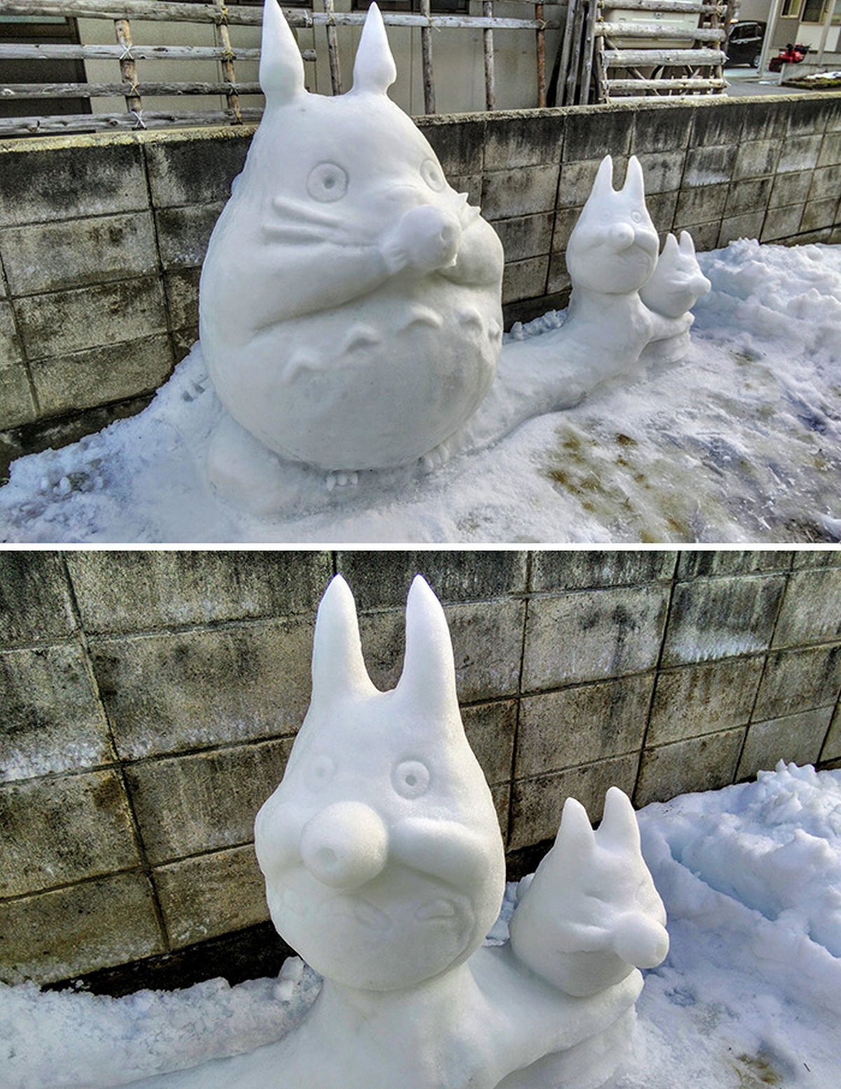Cet artiste japonais crée des sculptures de neige hallucinantes et voici les 22 plus cool