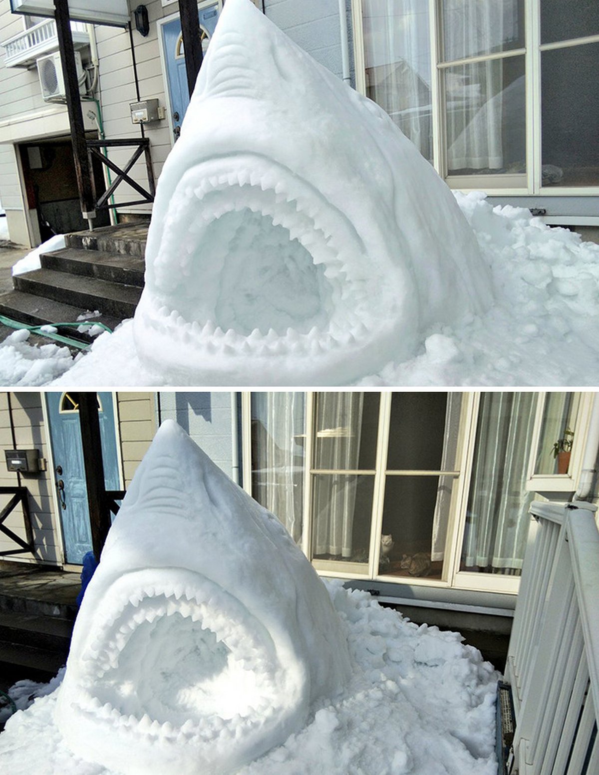 Cet artiste japonais crée des sculptures de neige hallucinantes et voici les 22 plus cool